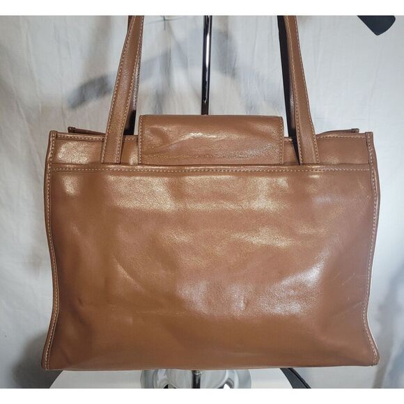 Cole Haan Leather Tote/Shoulder Bag - Tan - Picture 2 of 10